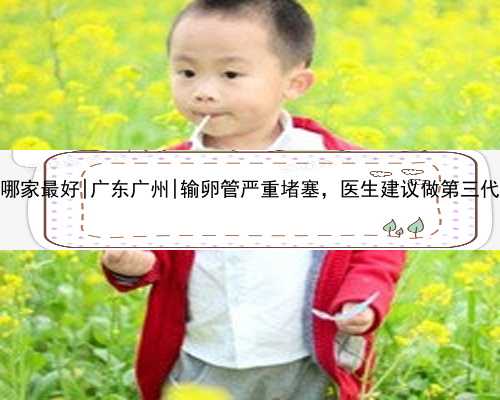广州代怀哪家最好|广东广州|输卵管严重堵塞，医生建议做第三代试管婴儿